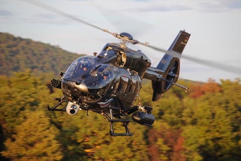 FZ | Thales Belgium SA – Raketensystem 70mm (2.75”) : Airbus Helicopters completes first firing campaign with HForce-equipped H145M
